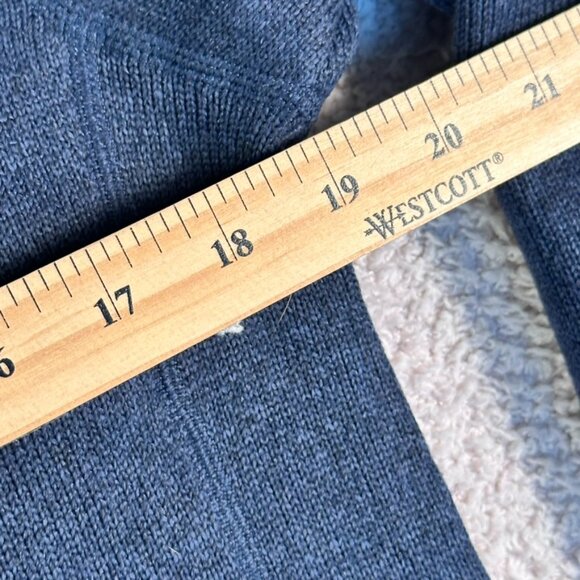 Patagonia Mens Better Sweater 1/4 Zip Fleece Size Small Navy Blue Warm PATCHES - Picture 7 of 11